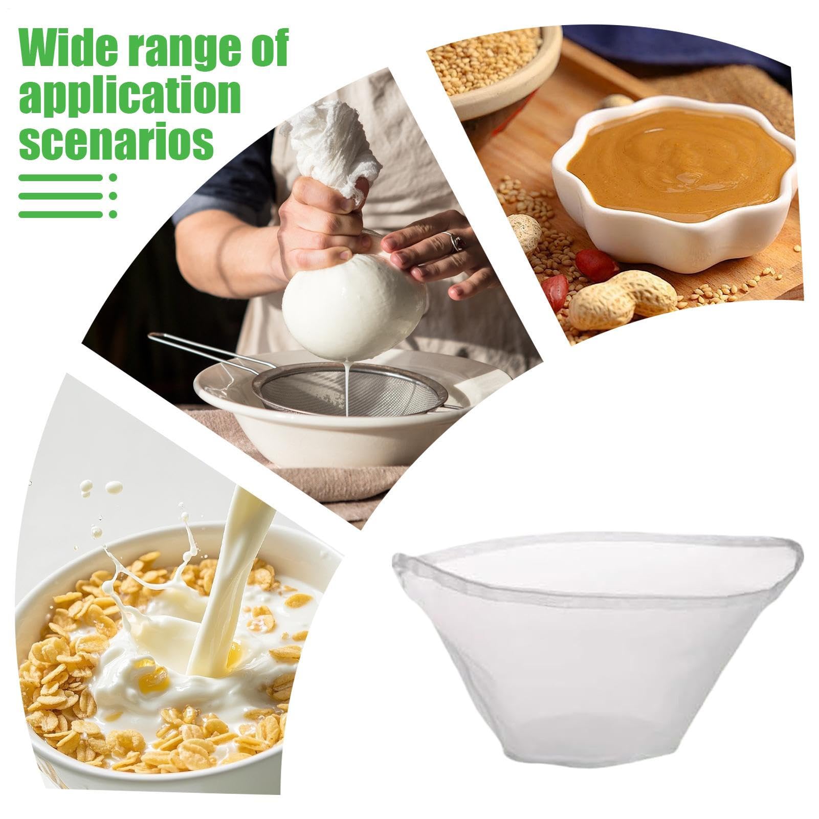 De Estameña – Algodón | Filtro De Tela Para Alimentos | Saquito Colador Reutilizable Cocina Jugos Queso Té Elaboración Equipo Diario — view 5