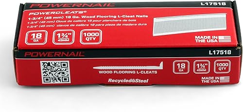 Miniatura 9 de Powernail L15018 - Clavos de tacos en L de calibre 18 de 1-12 pulgadas de longitud (caja de 1000 ct)