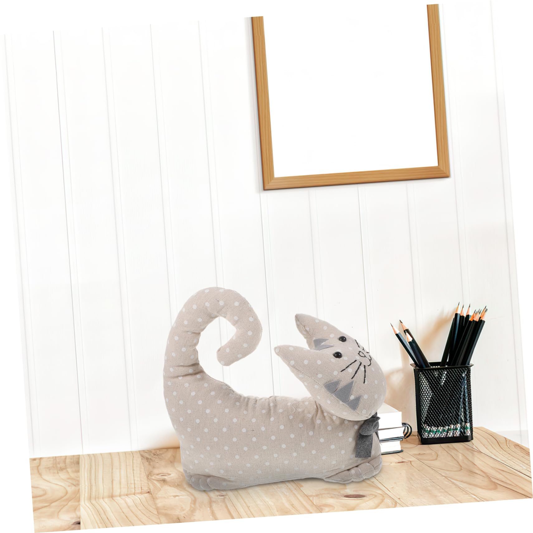 Amazon.co.jp: STOBOK かわいい猫の形した布製ドアストッパー 猫新築の