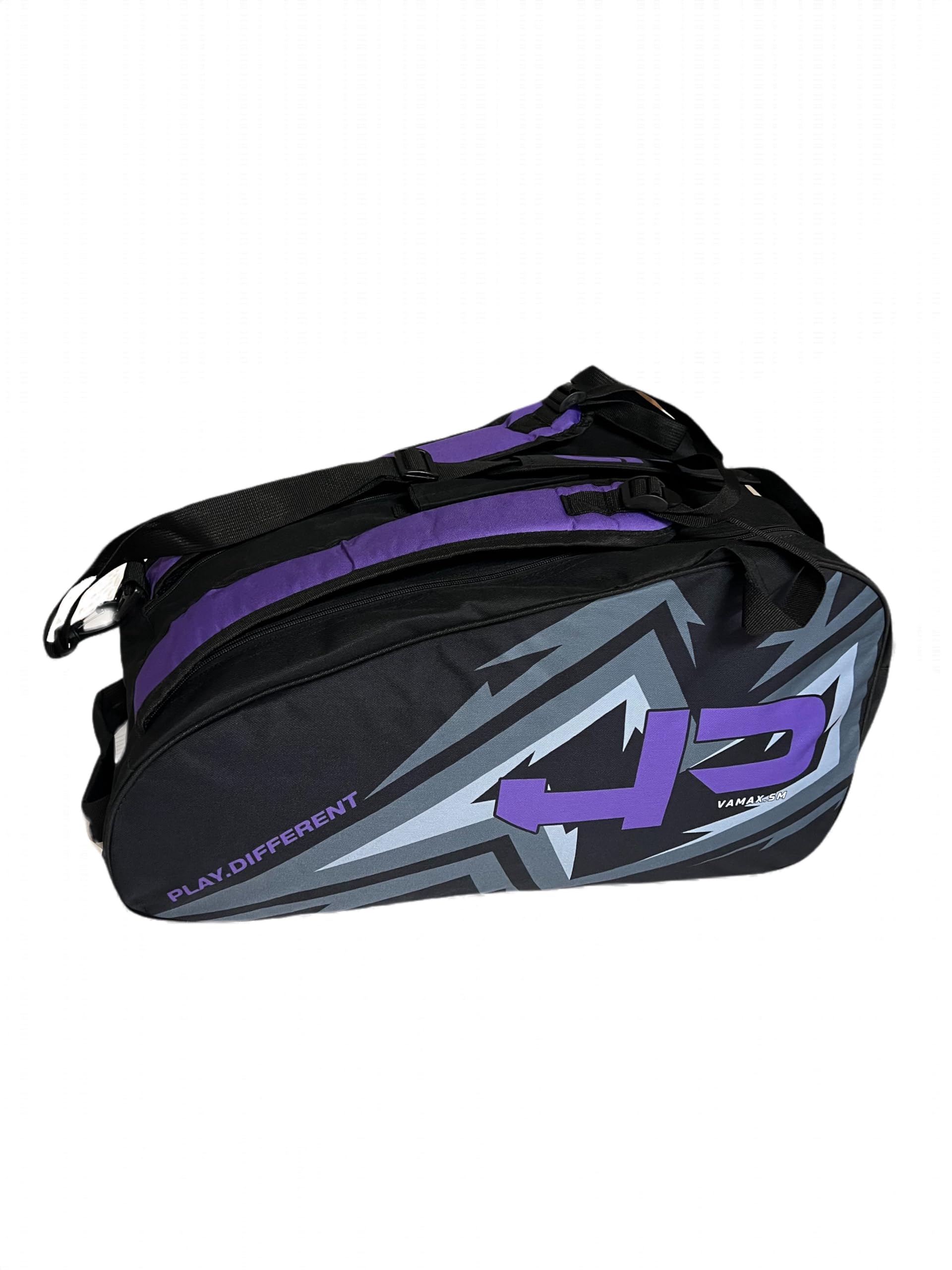 HP Borsa Zaino Porta Racchette ELITE Nero Viola Beach Tennis e Padel