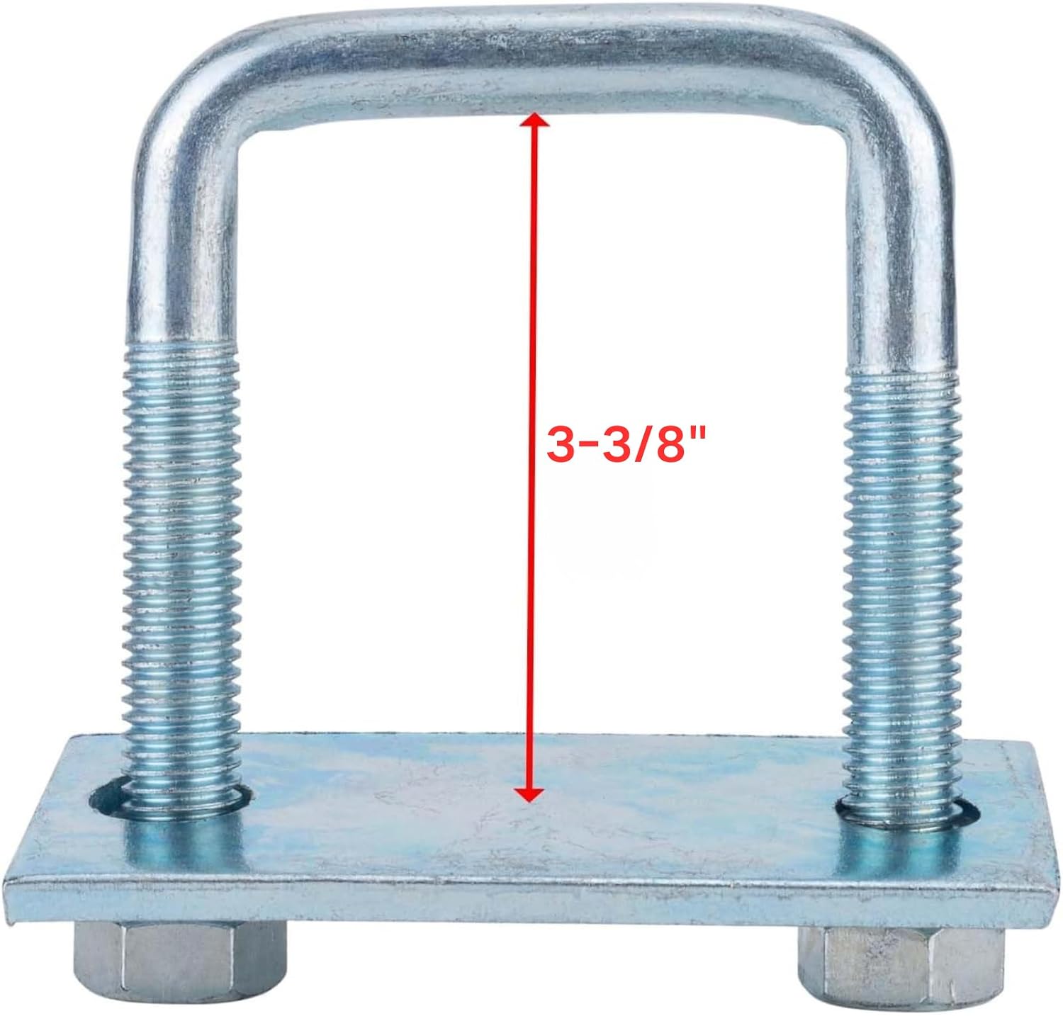 Leaf Spring Clamp Kit, Fits Up To 1-3/4 Inch Wide Leaf Springs, Locks Springs Together for Stabilizing, Better Axle Torque Control, 4 Pack