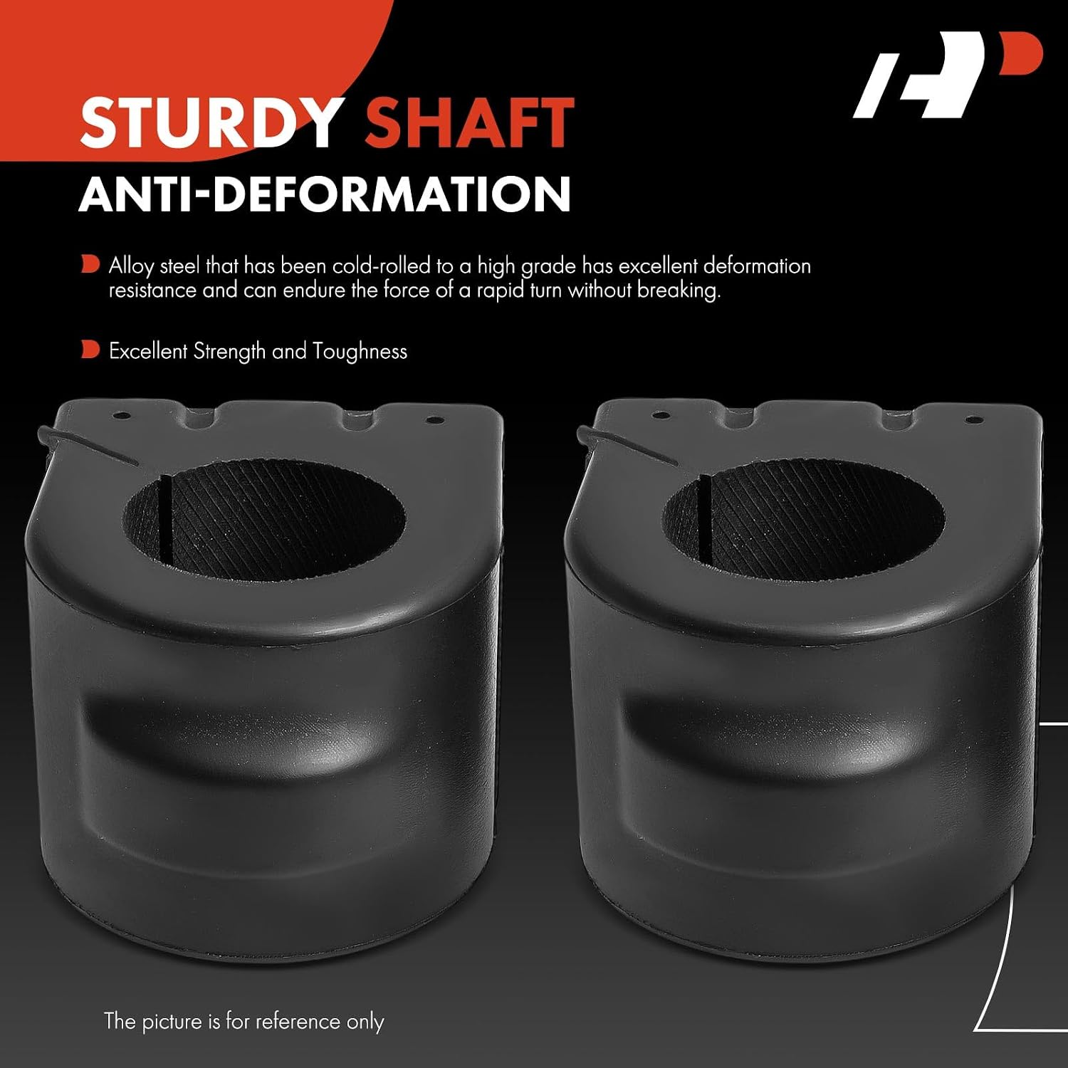 A-Premium 2 x Front Sway Bar Bushing Kit, Compatible with Ford Mustang 2015-2023