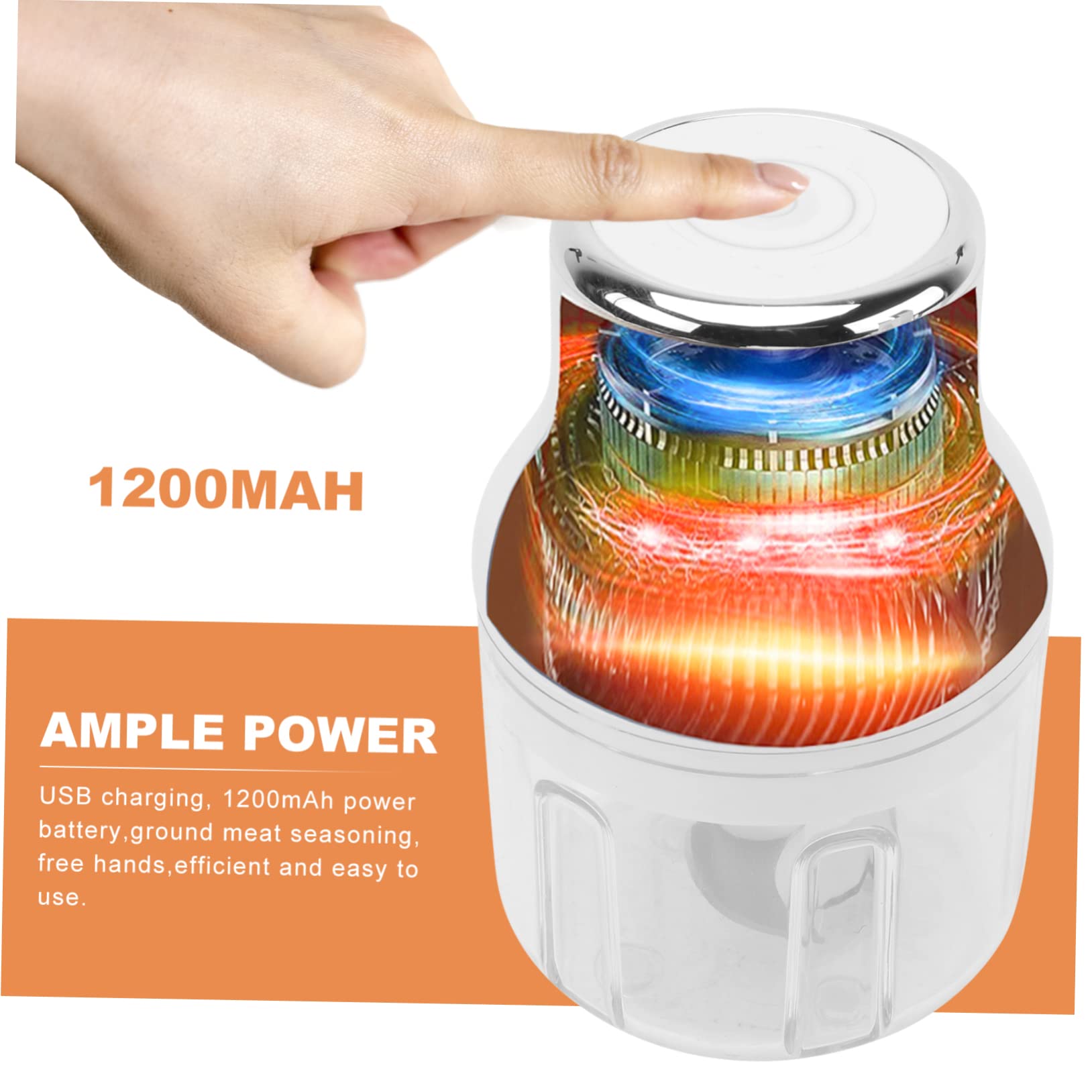 Cabilock Trituradora De De Cocina Usb De Alimentos Procesador De Alimentos Para Bebés Mini Machacador De