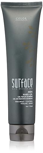 Surface Cabello - Gel duro para hombre, 4 onzas líquidas