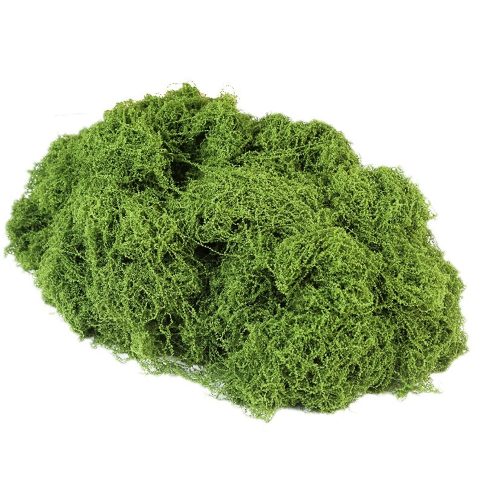 JWGULHAVZ Artificial Stringy Moss Lawn for DIY Micro Landscape, Bonsai Potting & Decorative Greenery