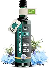 Black Cumin Oil Organic Cold Pressed 500 ml - Unfiltered, High Thymoquinone Content & No Additives - Premium Black Cumin Oil Natural from German Oil Manufacturer
