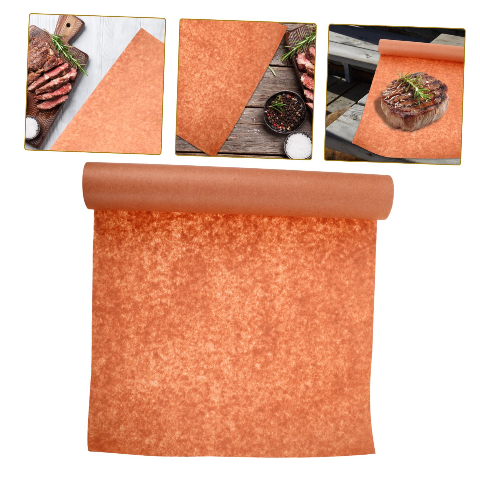 Papel de Carnicero en Rollo Marrón para Parrilla y Horneado