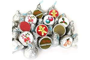 Vintage Christmas Labels for Hershey's Cherish Kisses Chocolates by Adore By Nat...