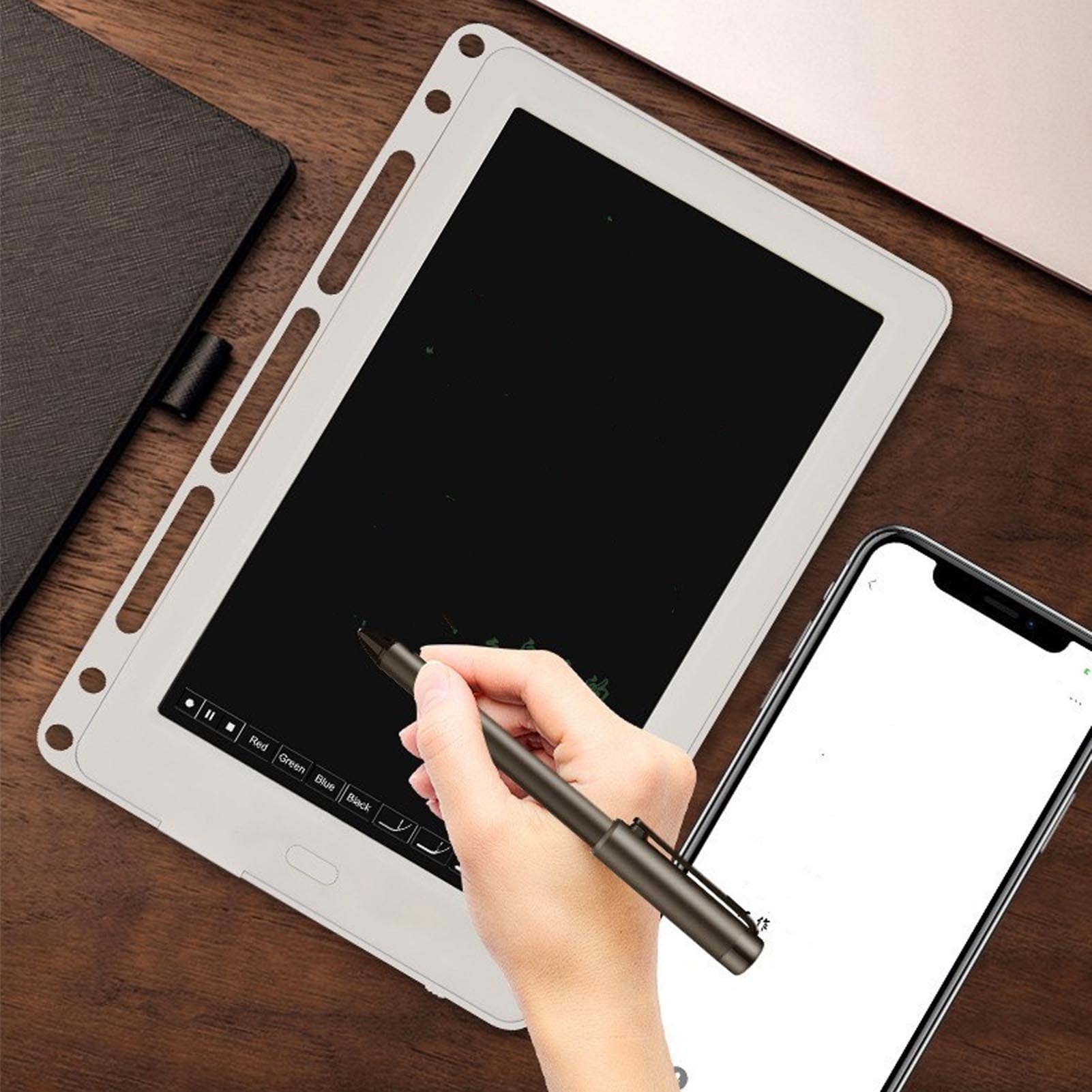 Tavoletta da Scrittura Intelligente AI con Sincronizzazione dello Schermo su Carta, Blocco Note Digitale in Tempo Reale per Studenti in Ufficio