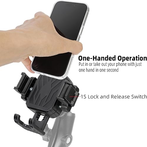 Miniatura 5 de Base universal de soporte de teléfono para soportes RAM tamaño B brazo de doble zócalo, montaje de bola de 1 pulgada (0.984 in) con amortiguador de