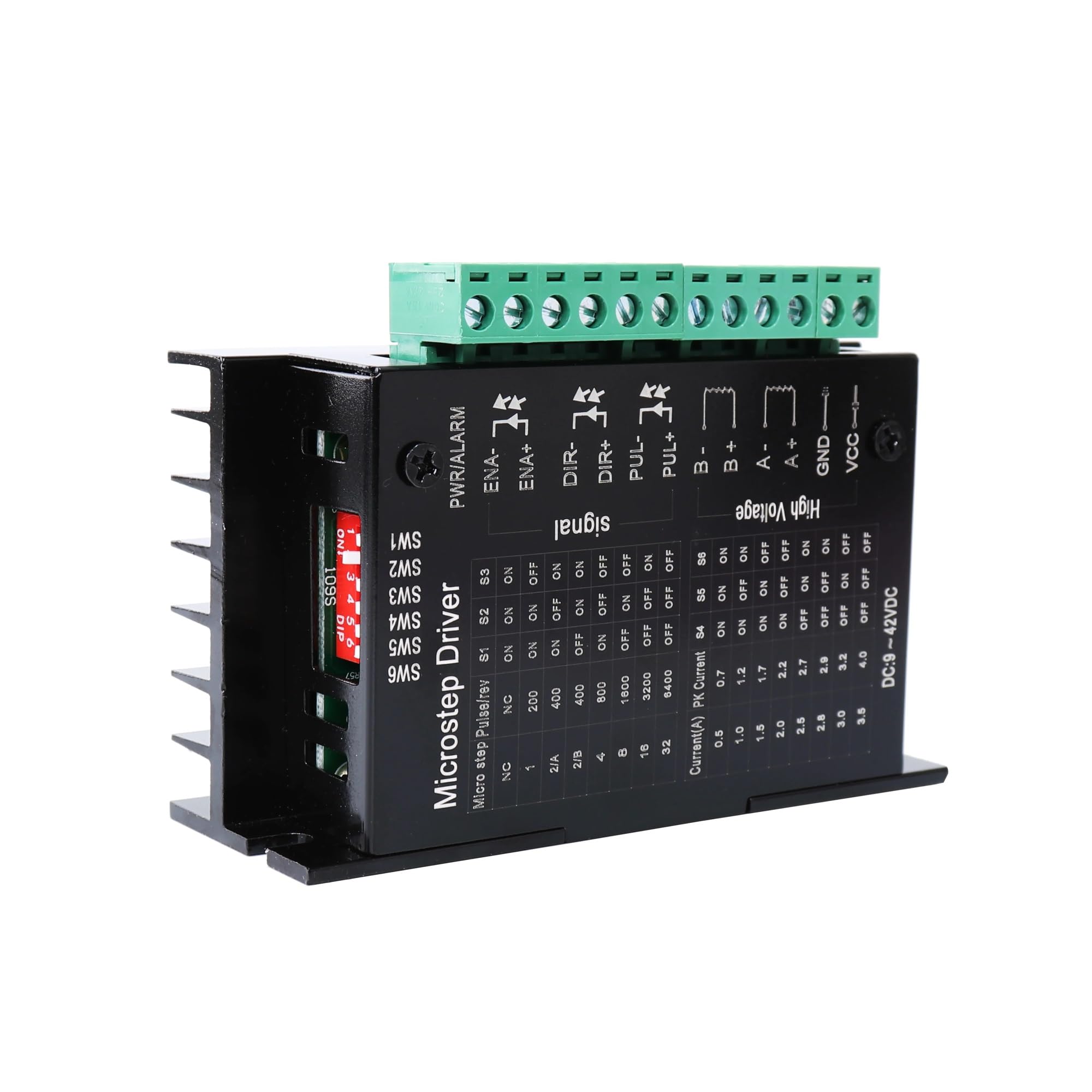 Schrittmotortreiber TB6600 Nema 23 Schrittmotortreiber 23HS10028 Schrittmotortreiber TB6600 + 350 W 36 V Netzteil + USB Mach 3 Buchsenzubehör