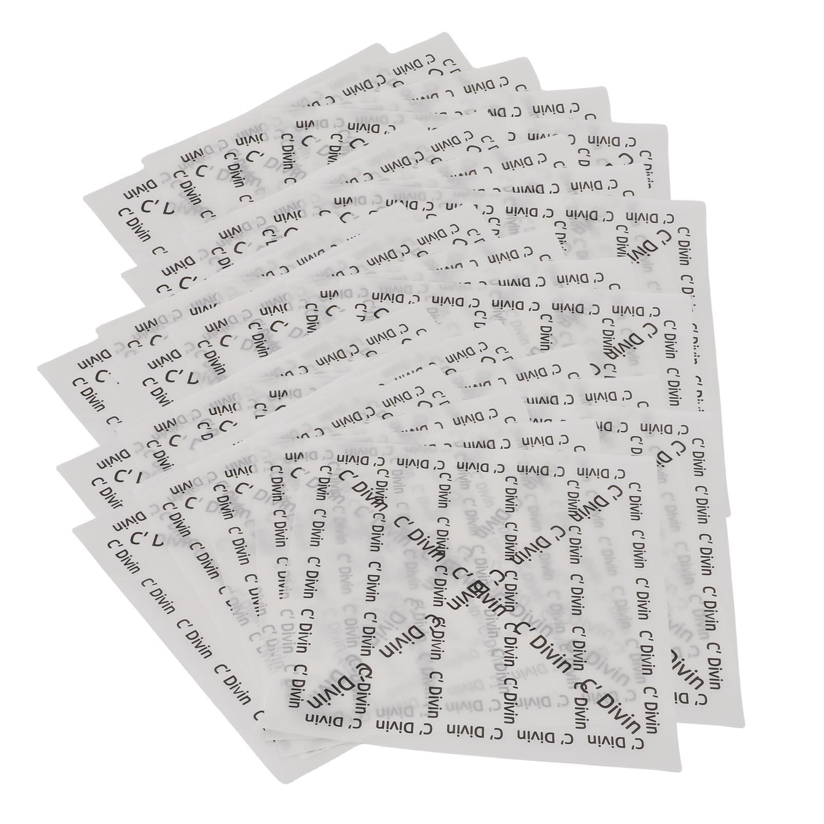 Papier do Pakowania Wysokiej ści Papier Delikatesowy z 500 Arkuszami Odporny na Tłuszcz, Nieprzywierający, do Serwowania, Pieczenia, Smażenia i Pakowania (Białe litery)