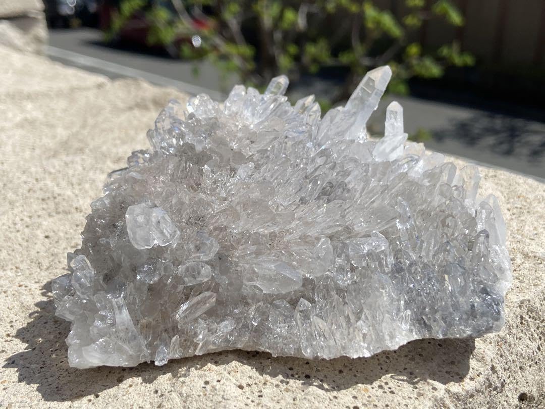 【強力浄化】希少！虹入り⭐小さめ菊花水晶クラスタ➖⭐️N142 Amazon.co.jp: 強力浄化 菊花水晶クラスター??キラキラ母岩