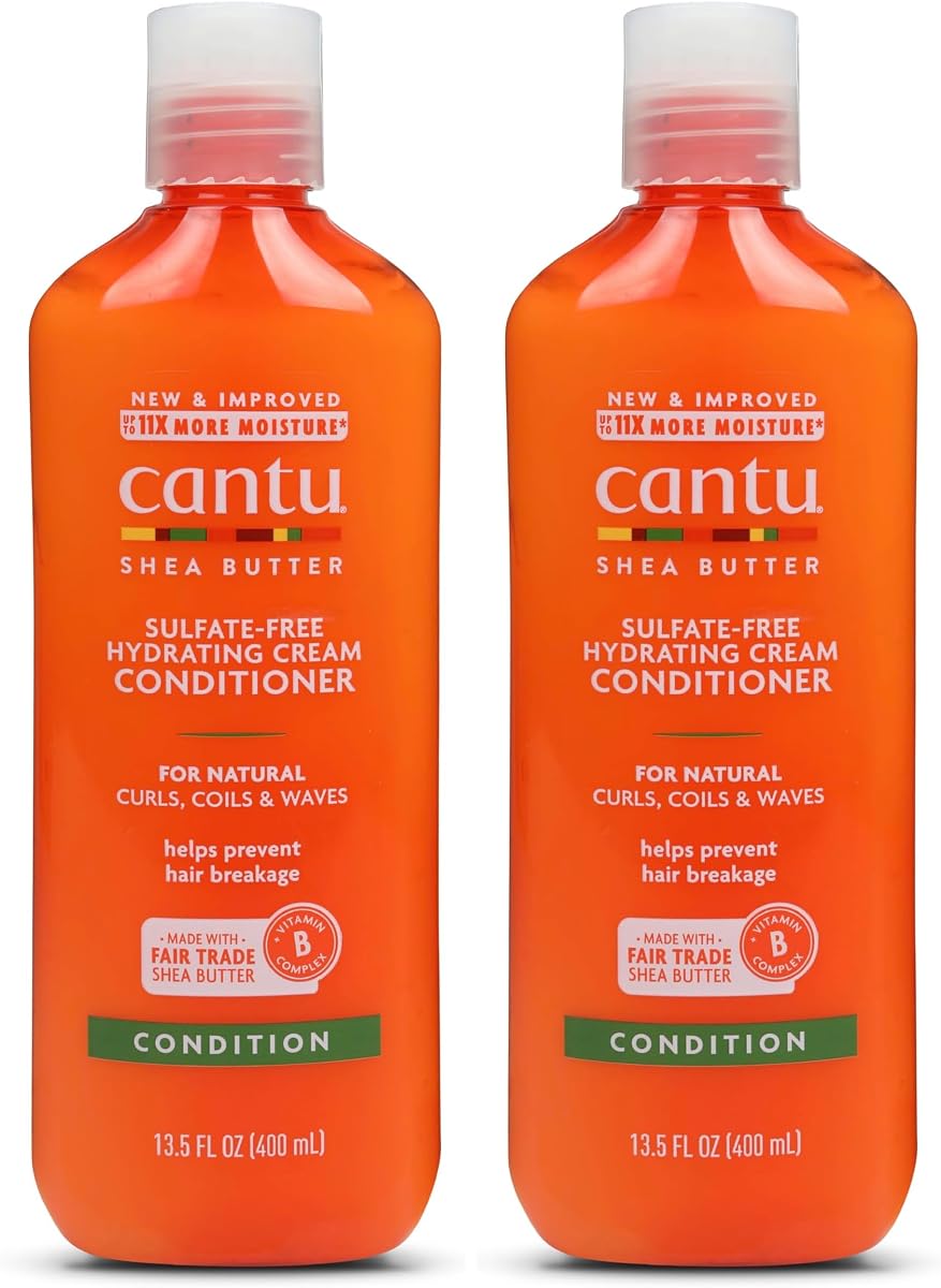 Hydrating Cream Conditioner with Shea Butter for Natural Hair, 13.5 fl oz (Packaging May Vary) (Pack of 2)