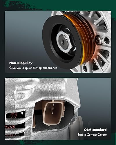 Miniatura 4 de SCITOO Alternadores 13787 para Mitsubishi Mirage 1.8L 1998-2002 Lancer 2.0L 2002-2004 90A12V CW MD317862