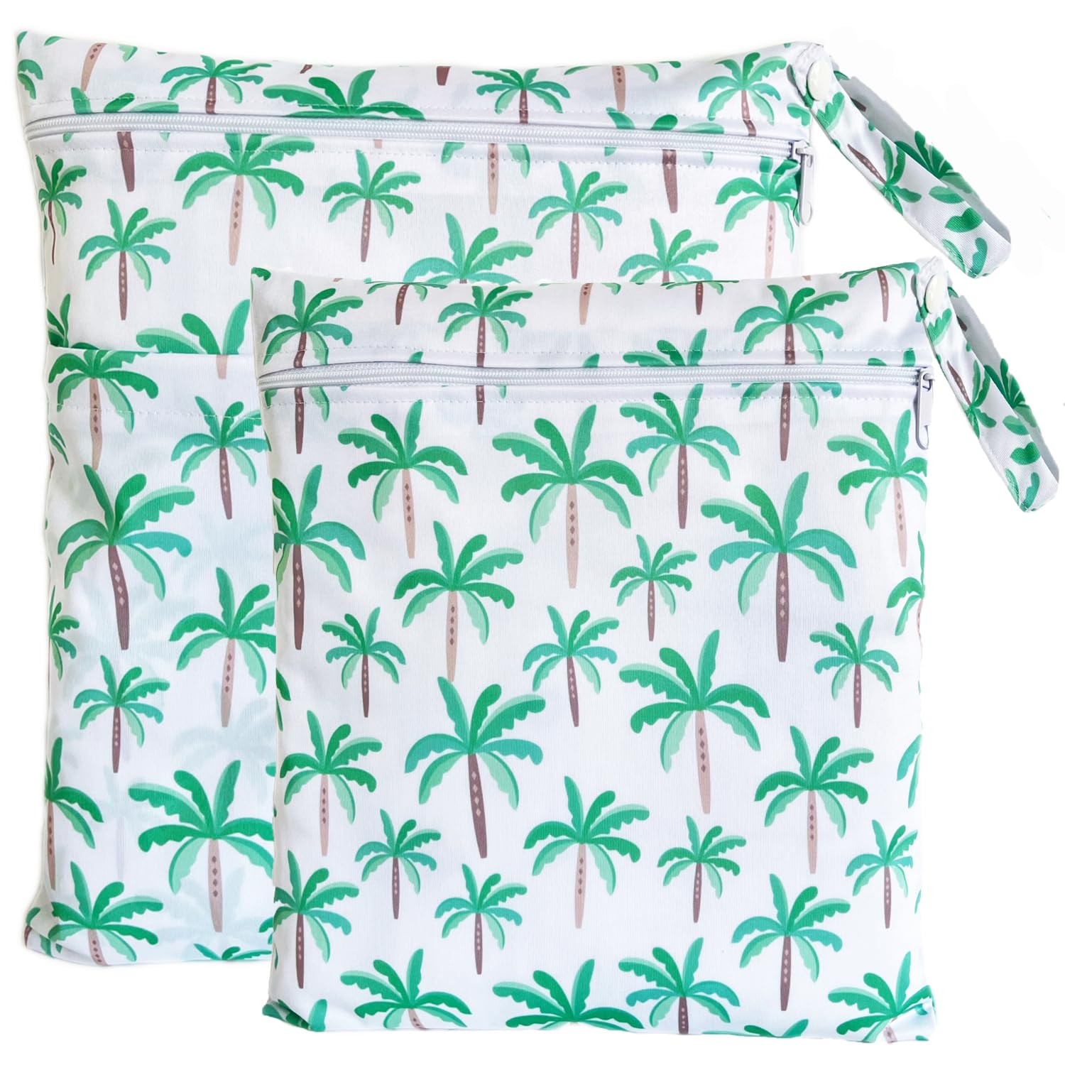 TRASUN Wetbag Kindergarten Nasstasche Windel Taschen Schwimmsachen Nassbeutel Nasse und Trocken Wickeltasche 2er Wasserdicht Waschbar Nassbeutel Organiser für Kleinkind