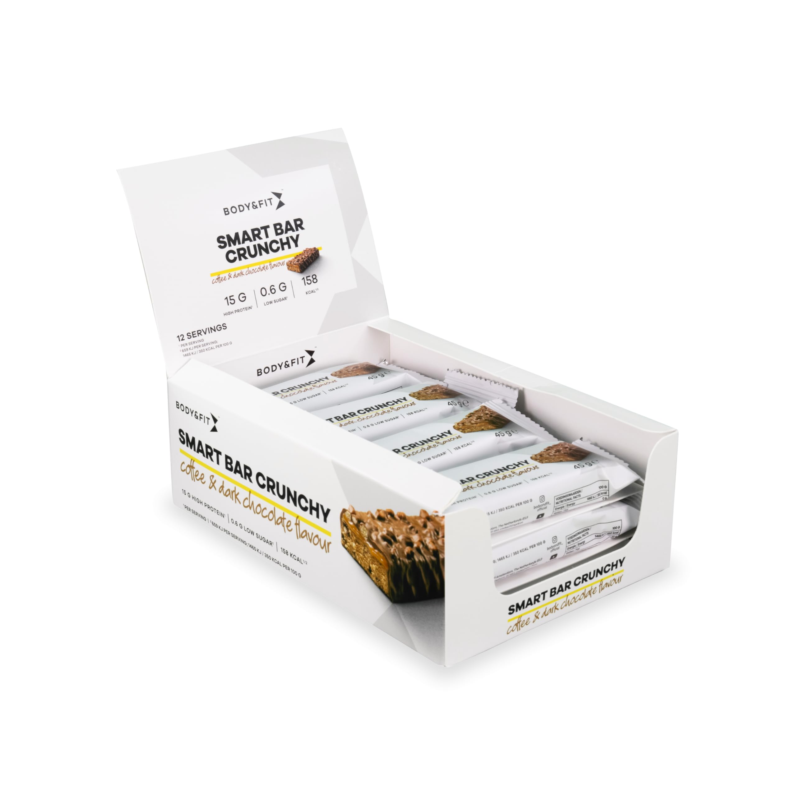 Body&Fit Smart Riegel Crunchy Coffee & Dark Chocolate
