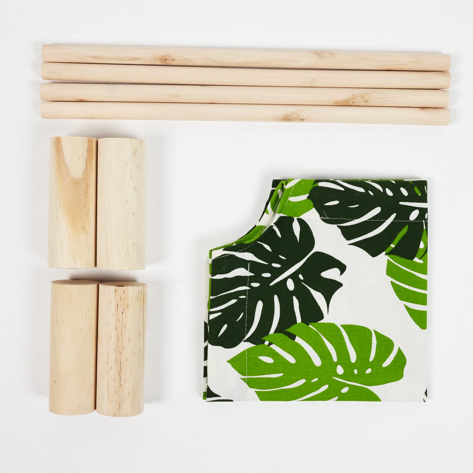 Hamaca para gatos y perros, cama para perros pequeños, de madera, para gatos, mascotas, conejos, refrigeración, elevada, para exteriores, muebles para todas las estaciones, hoja de 5