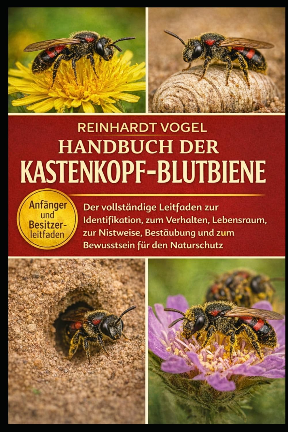 HANDBUCH DER KASTENKOPF-BLUTBIENE: Der vollständige Leitfaden zur Identifikation, zum Verhalten, Lebensraum, zur Nistweise, Bestäubung und zum Bewusstsein für den Naturschutz