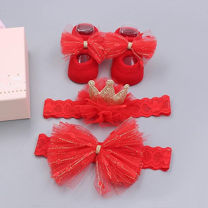 Bandeaux Turban Bébé Fille - Lot De 3 - Doux, Extensible, Nœud Main - Pour Nouveau-né à 3 Ans - 2