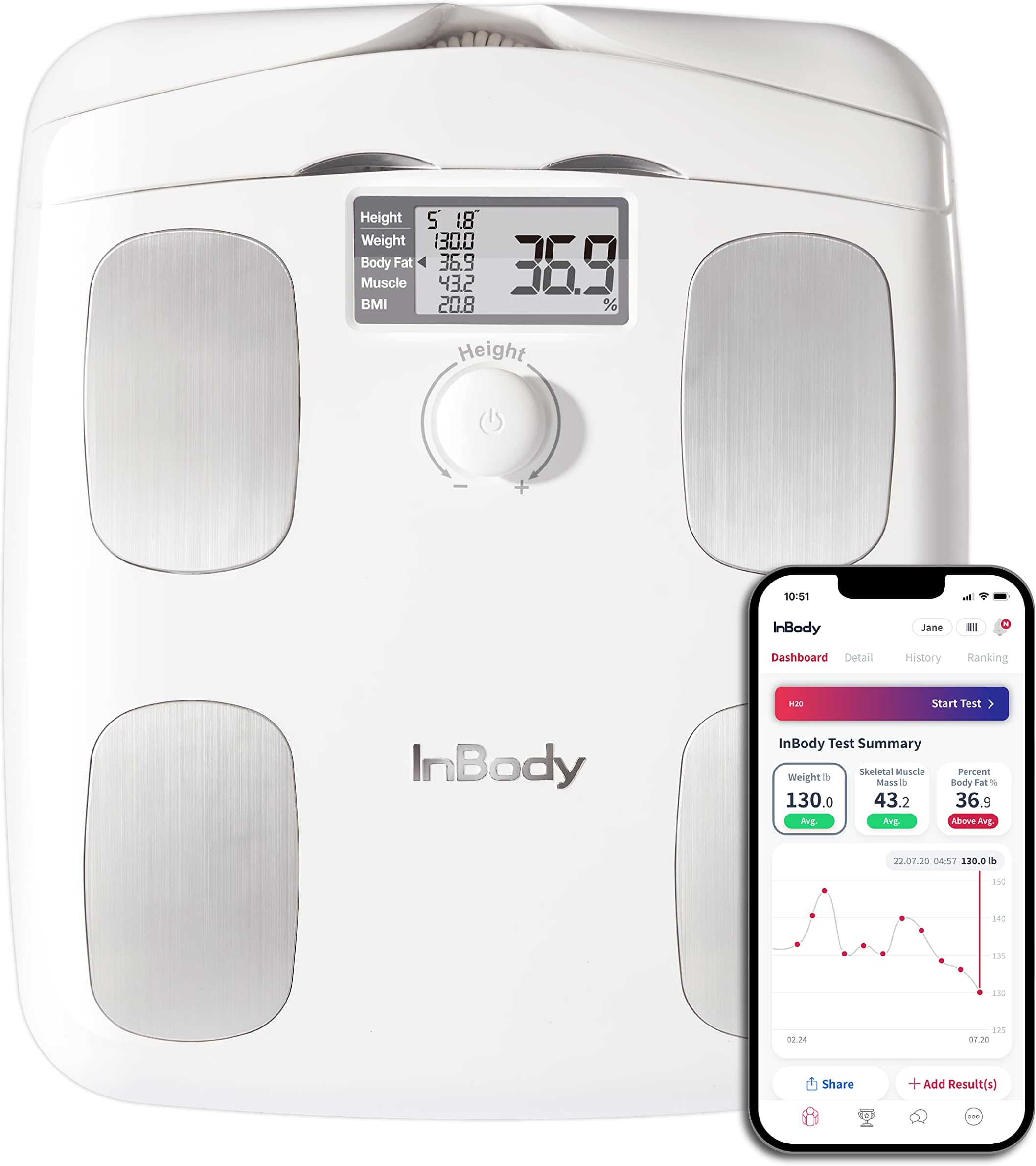 InBody Dial Body Fat Analyser