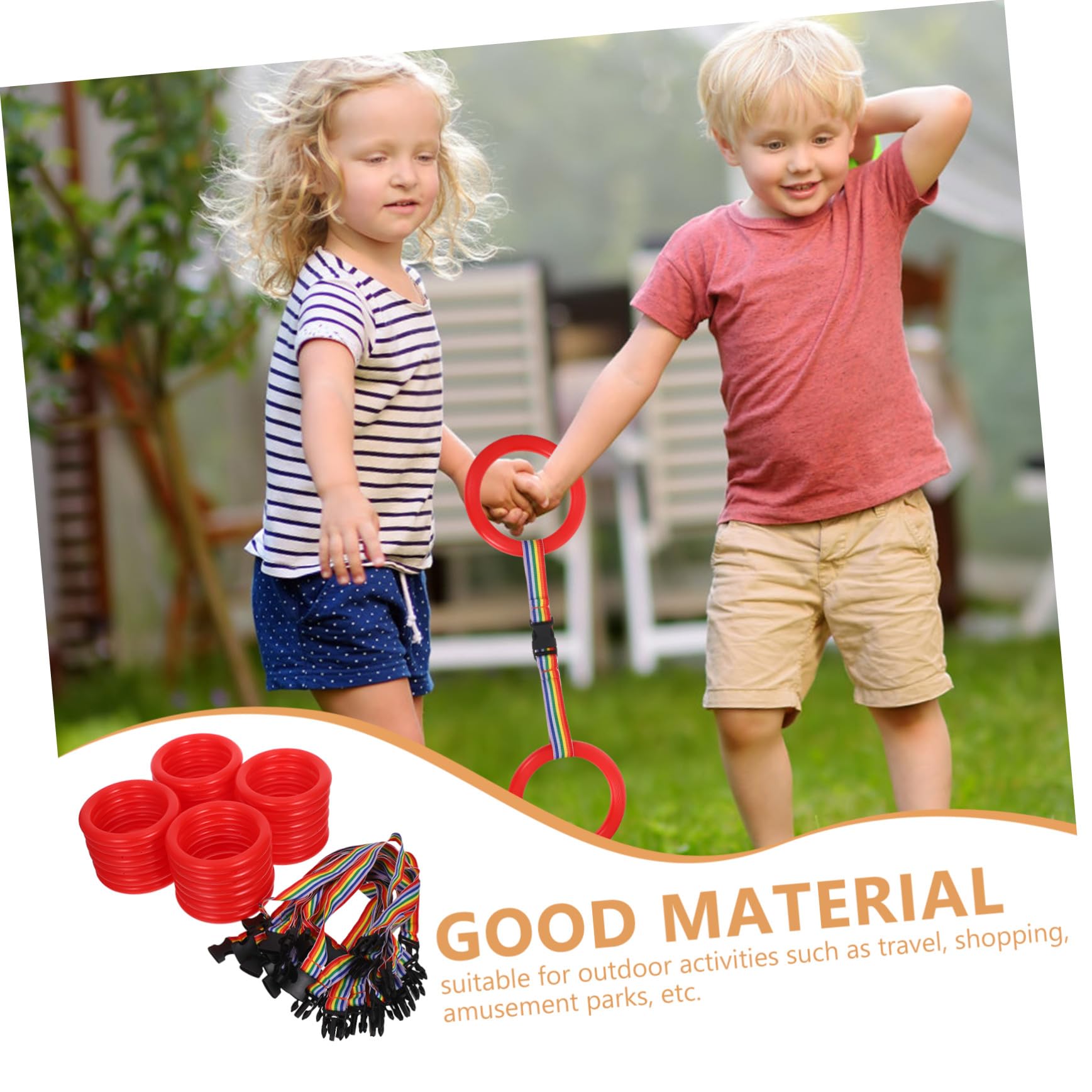 Toyvian 24 Juegos Anti-lost Wrist Link Walking Rope For Safety Leash Bracelet In Bright Lightweight Walking Strap For Outdoor Group Activities And Daycare
