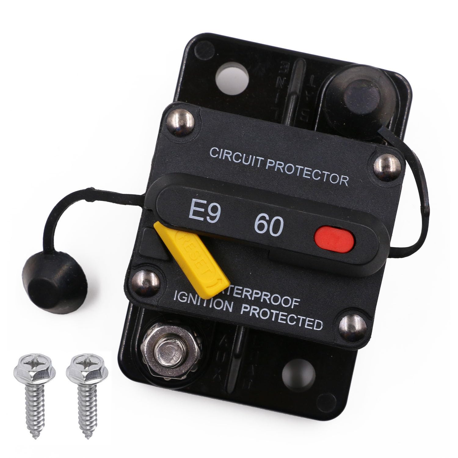 E9 120A Amp Circuit Breaker w/Manual Reset,12V-48VDC Waterproof UL — Amazon image 23