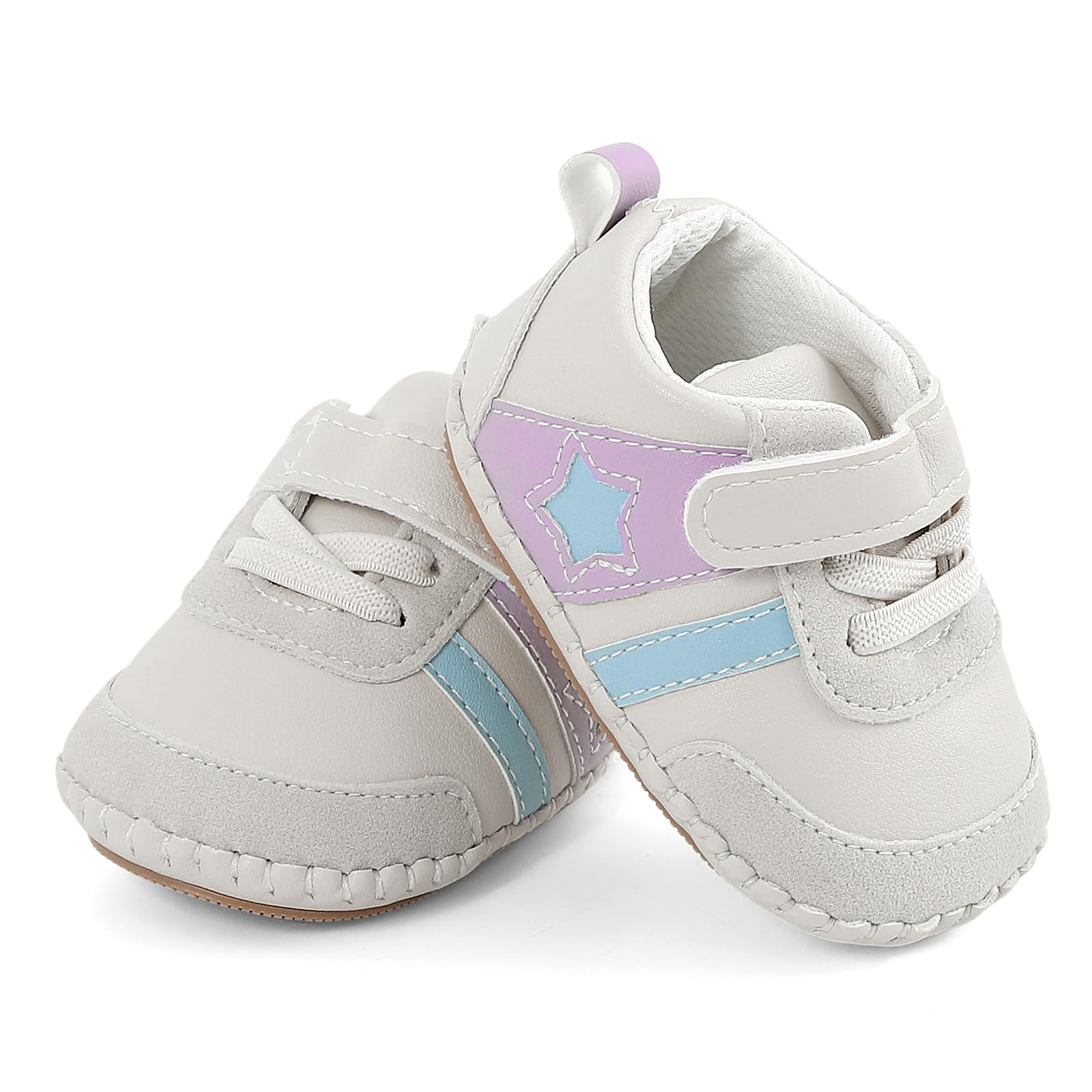 MK MATT KEELY Baby Boys Girls Soft Sole Sneakers Infant PU Leather Shoes Prewalkers — view 5