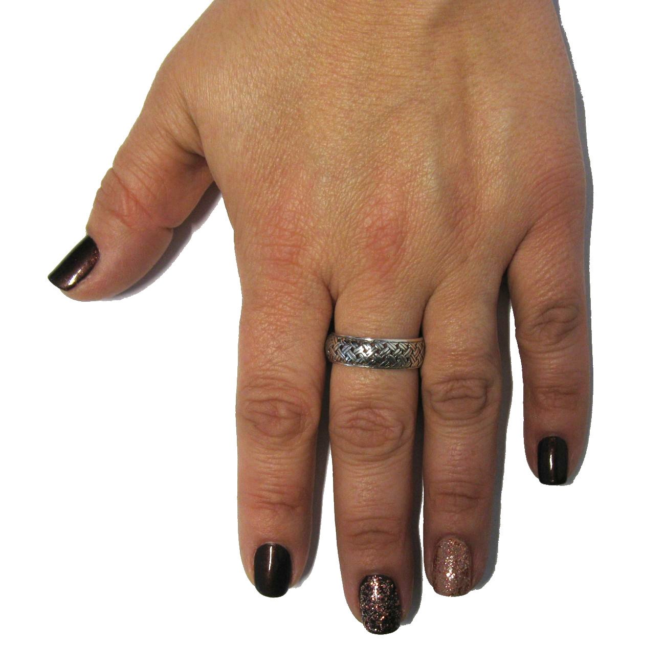 Sterling silber ring 925 Band Größe 49-75 R000401