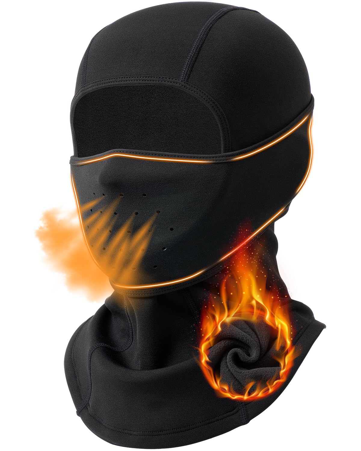 Ski Face Shiesty Mask Thermal Winter Balaclava for Men Women-Face Covering Mask for Cold Weather Skiing Motorcycle Fishing