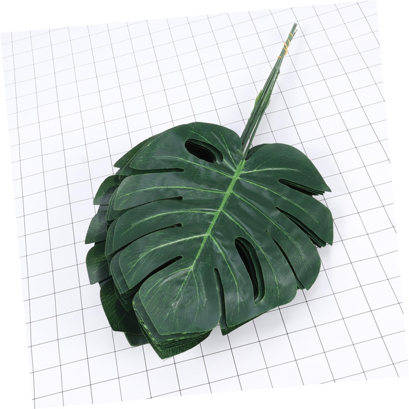 Amosfun 3 Set Di Foglie Di Monstera Artificiali Foglie Di Simulazione Realistiche Tropicali Artificiali Per La Decorazione Della Casa Finte Verdi 20 Pezzi * 3