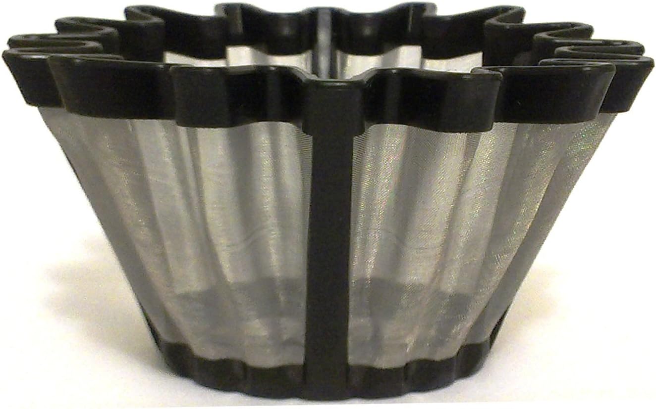 EZ World distribution Reusable Oval Coffee Filter (1 to 5 cup) Fit in Basket, Cone Deformed