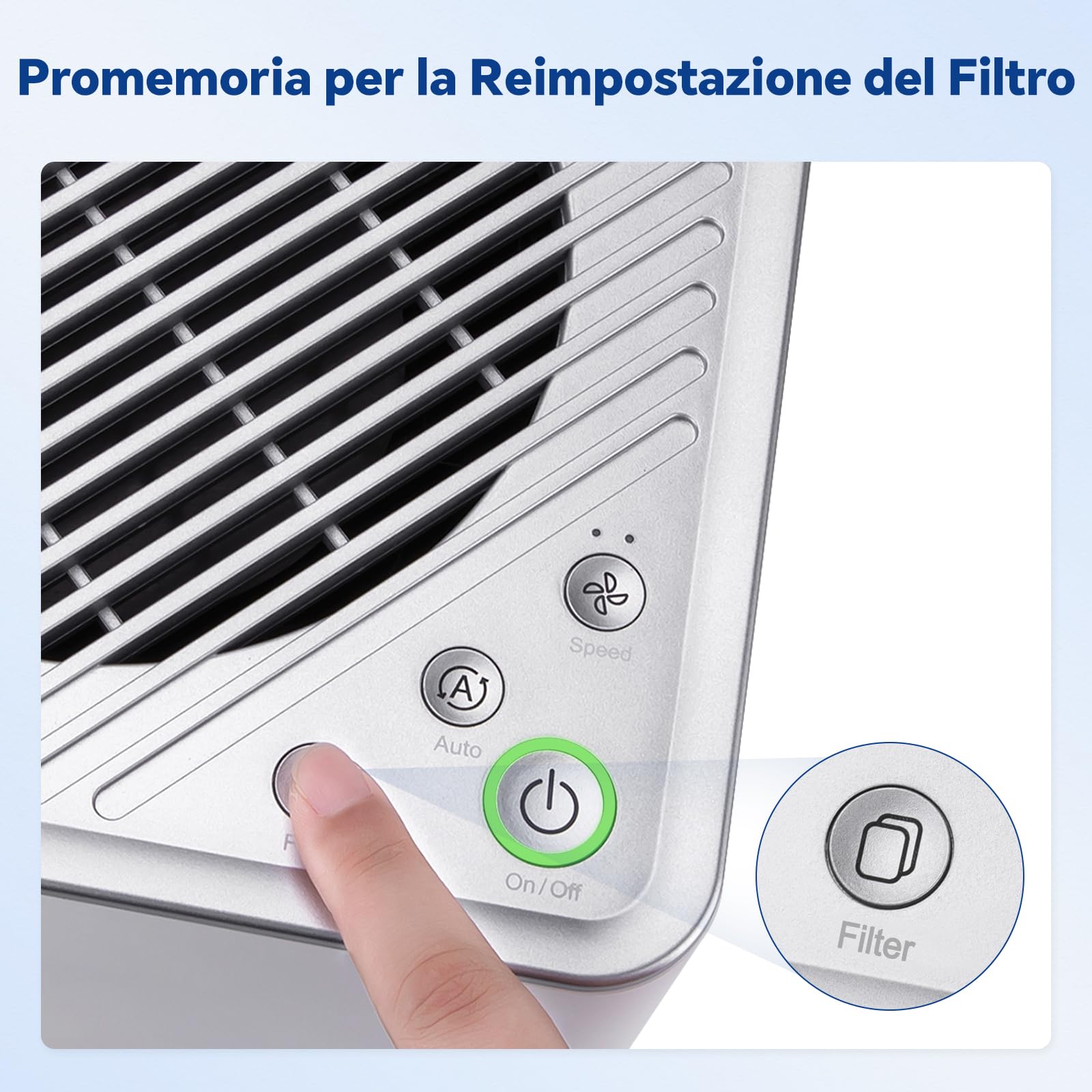 ELEGOO Mars Mate Purificatore d'aria, con Filtro a Carboni Attivi Ssostituibile, Rimuove fino al 95% di TVOC per la Stampante 3D a Resina Mars 5 Ultra, Saturn 4 Ultra, Dimensioni 210mmx247mmx10mm