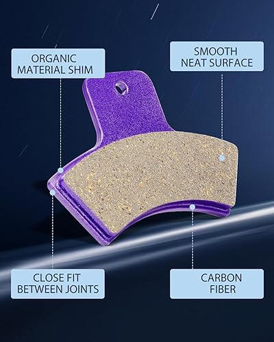 Miniatura 3 de ECCPP Pastillas de freno para pastillas de freno traseras Polaris Scrambler 500 1998-2004 2002 2003, FA270