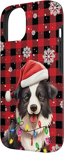 Miniatura 5 de Funda para iPhone SE (2020)  7  8 Border Collie Christmas Plaid Christmas Decor Case