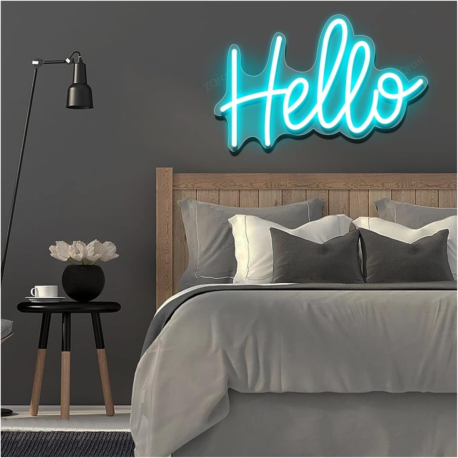Cartel de neón personalizado, LED de acrílico grande, decoración de pared para dormitorio, barra de boda, fiesta al aire libre