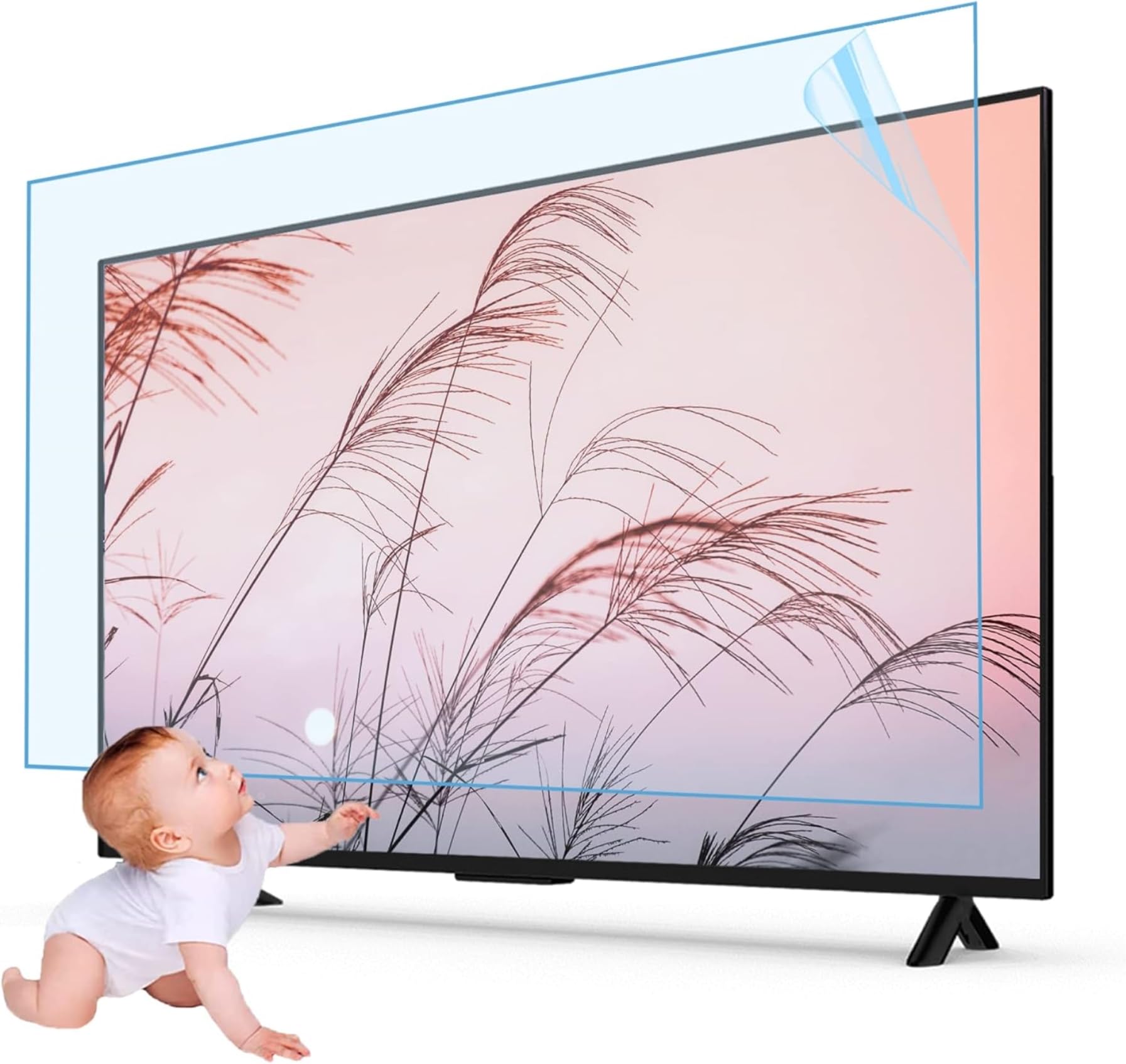 Film protecteur TV anti-lumière bleue mat pour soulager la fatigue oculaire