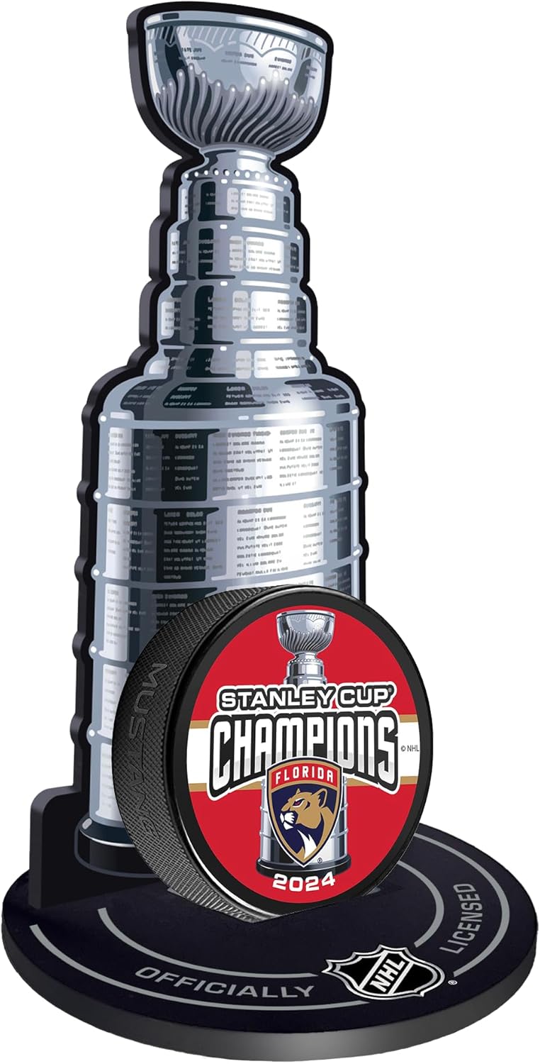Sports Decor Florida Panthers Stanley Cup Champions Puck Stand