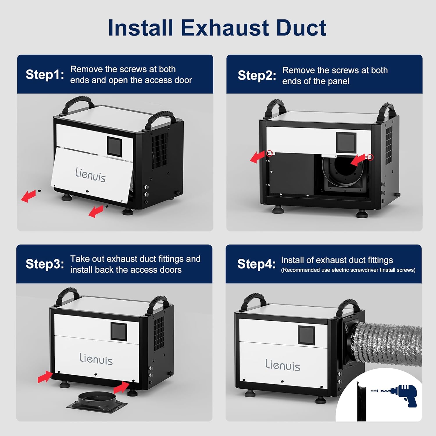 Lienuis Dehumidifier in various application settings