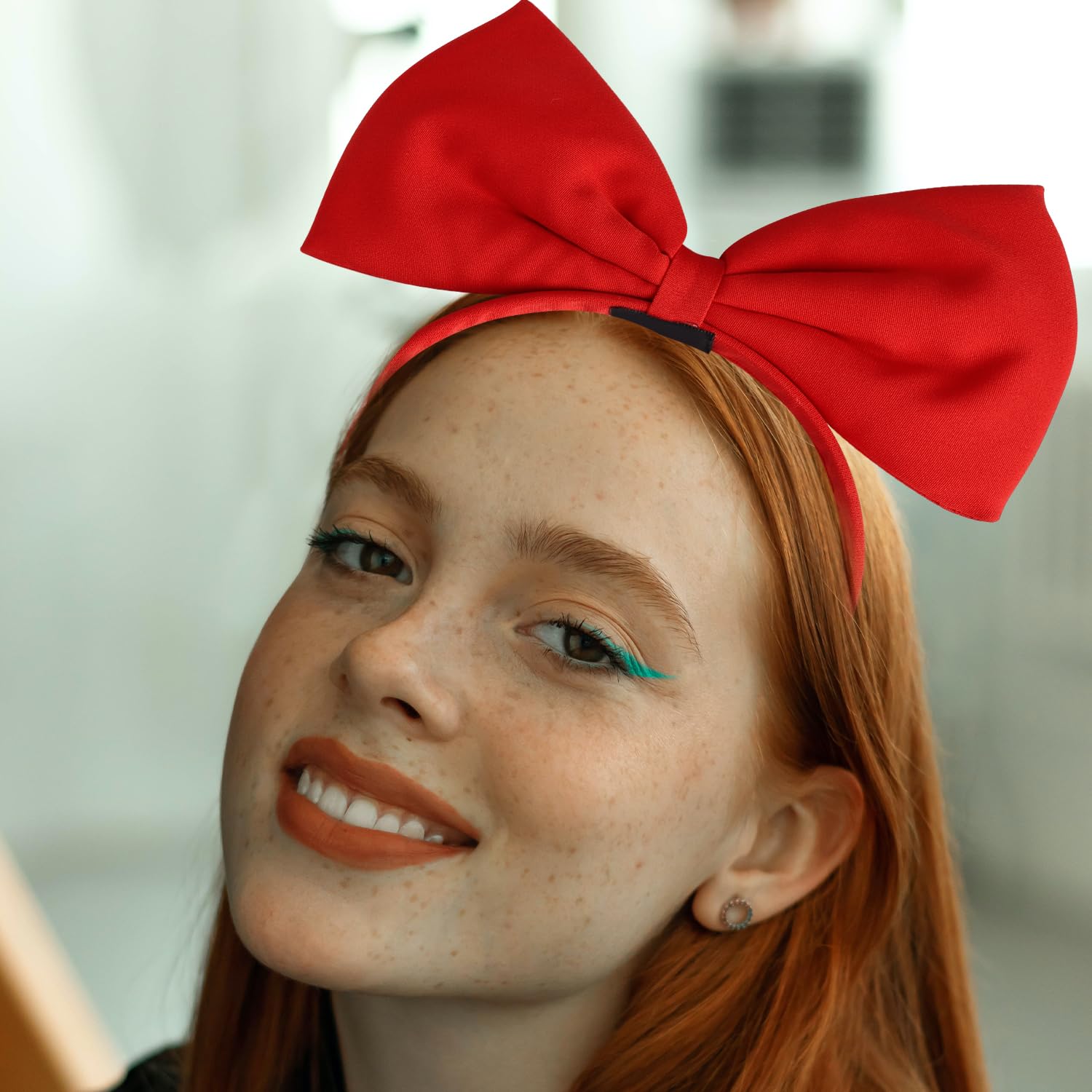 Tabanzhe Bow Headbands, Large Bowknot Headdress, Perfect Fashion Hair Accessory for Women & Girls - Image 3