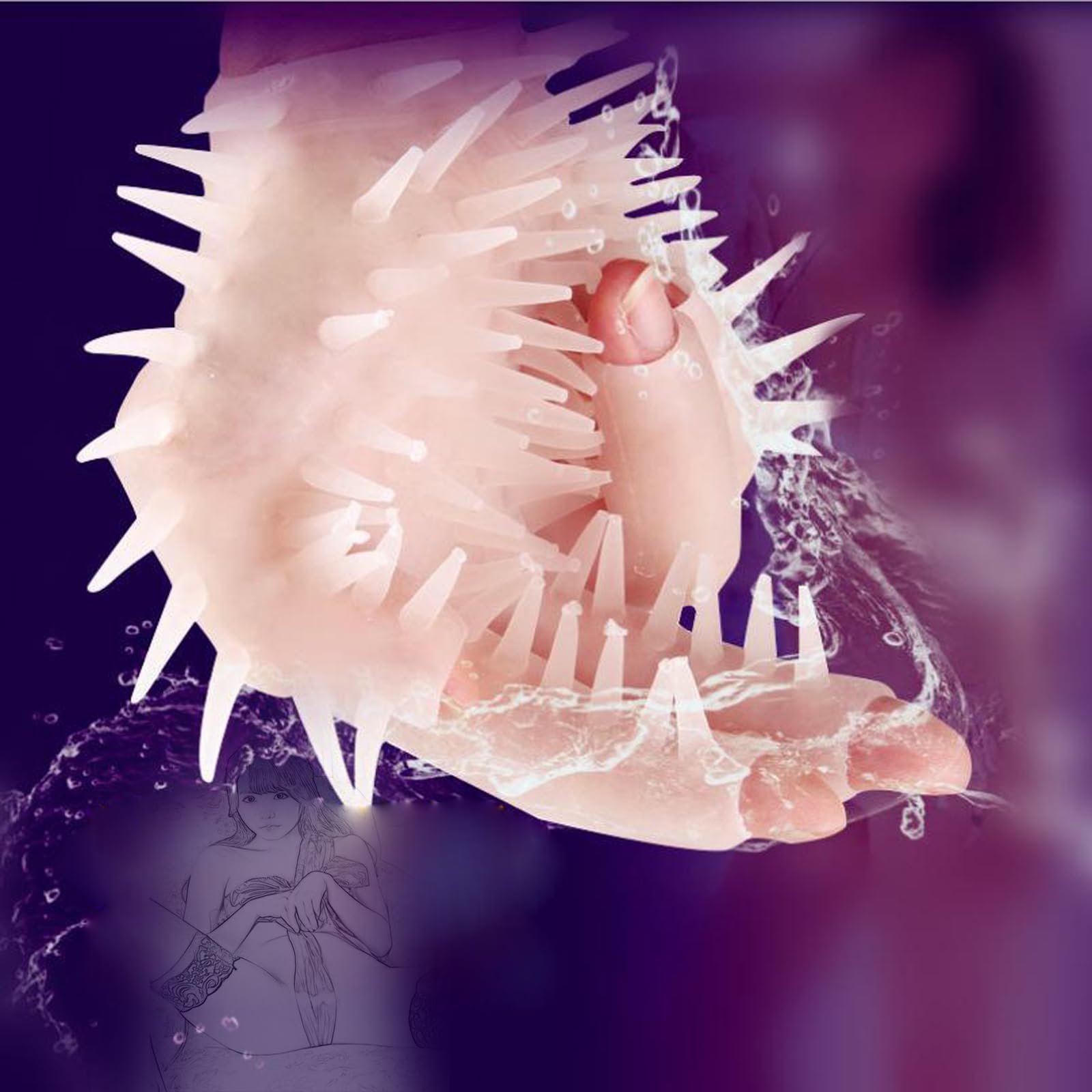 Guantes Sexuales Masturbación Fundas Eróticas Para Dedos Estimulador Del Punto G Pene Artificial Guantes De Masaje Para Coqueteo Guante Con Púas Juego Previo Cunas Dedos Juguetes Sexuales