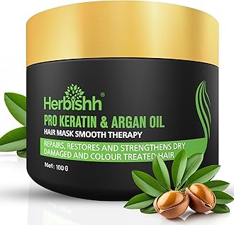 Argan Hair Mask-Deep Conditioning & Hydration For Healthier Looking Hair-100Gm For Very Dry, Weak, Stressed Out Hair