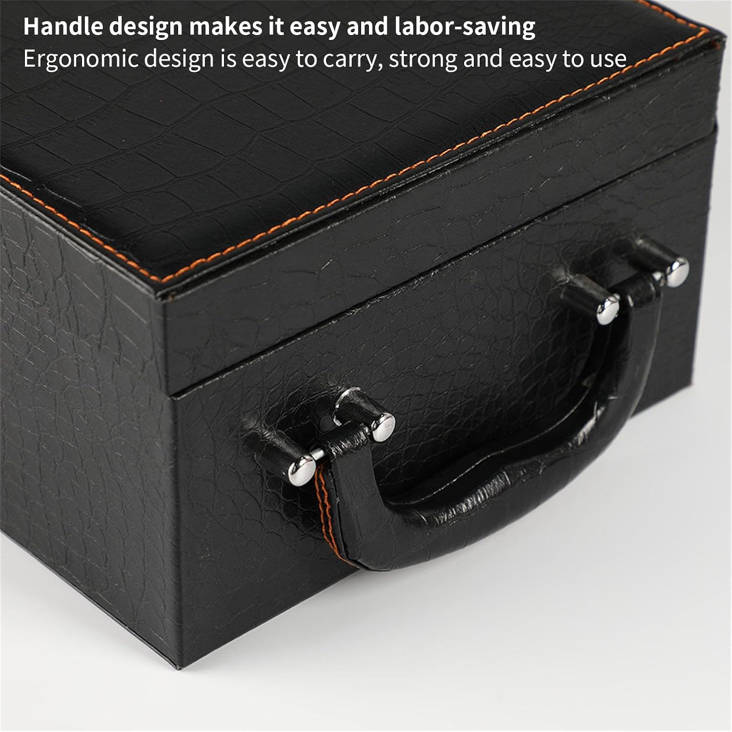 Modern 2 Bottle Wine Storage Box Cushioning PU Coating Thin Outline King Tree Cupboard Display Protective Wine Packaging