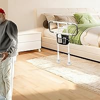 Vista 5 de YEEGO DIRECT Rieles de cama para adultos mayores, altura ajustable, rieles de asistencia de cama para personas mayores con luz de movimiento