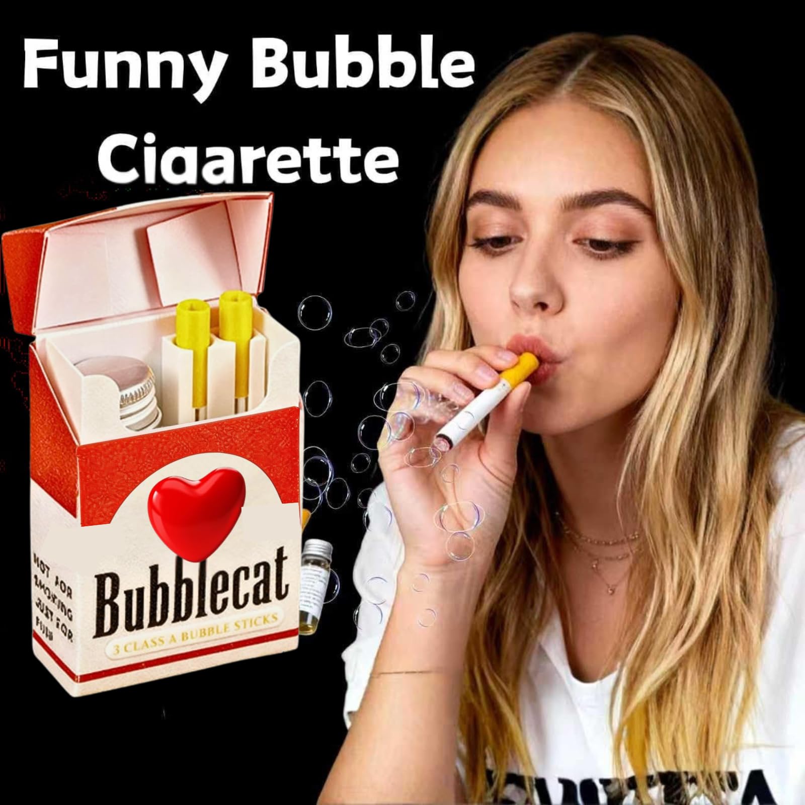 Buy Axonkit Bubble Cigarette Stress Relief Gift Fake Cigarette Mini Bubble  Blower Bubble Sticks Relaxation Birthday Christmas Party Gift for Men Women  Online at Low Prices in India