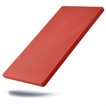 Large Plastic Chopping Board 50 x 30 x 2 cm Red Non-slip chopping board XXL large plastic chopping board large chopping boards gentle on blades plastic chopping board