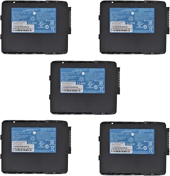 5 Pack TC70 Battery for Zebra Symbol TC77 TC70 TC72 TC75 TC70X TC75X TC720L TC75EK TC75AH TC75GK TC700H TC700K TC77HL, 82-171249-01 82-171249-02 BTRY-TC7X-46MA2 BT-000318 BT-000318-01 4620mah