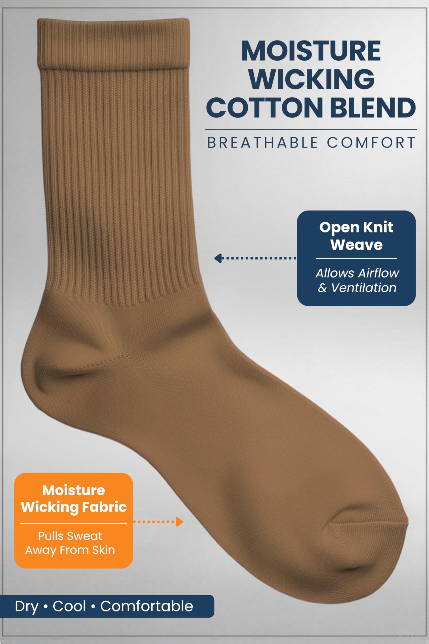 Special Essentials 12 pares de calcetines de algodón para diabéticos, sin ataduras, comodidad y apoyo para hombres y mujeres