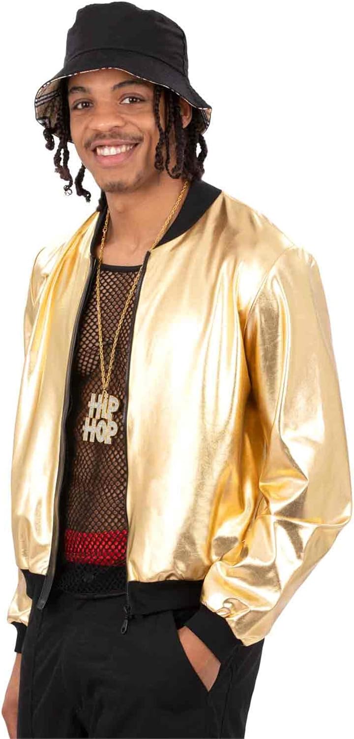 Smiffys - Gold 90s jacket