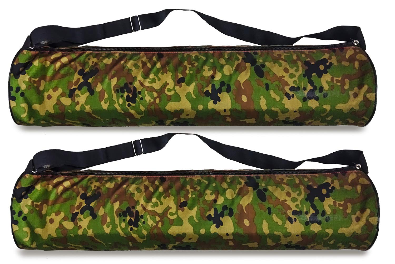 Panchtatava Full Zipper Yoga Mat Bag, Exercise Mat Carry Bag with Broad Shoulder Strap (Yoga Mat Cover) (Stylish Military-Pack of 2) (B09BJMWFXK) Amazon Price History, Amazon Price Tracker